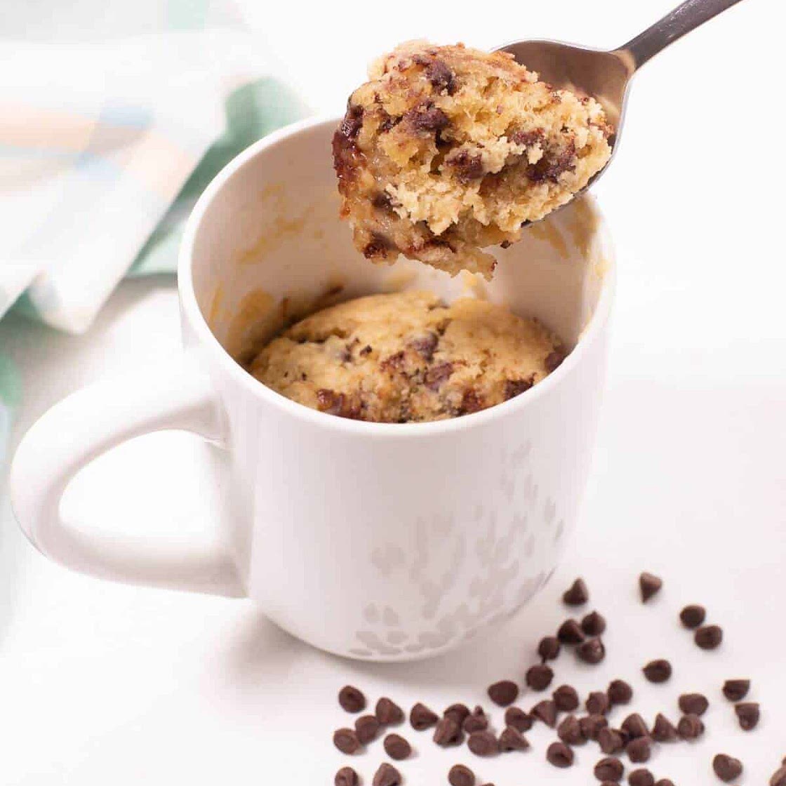 Chocolate Chip Mug Cake