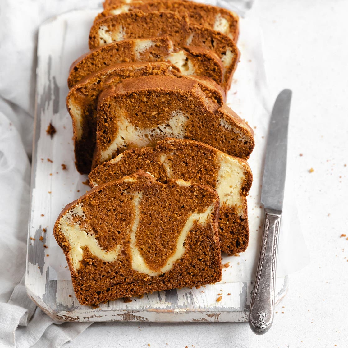 Cream Cheese Swirl Pumpkin Bread