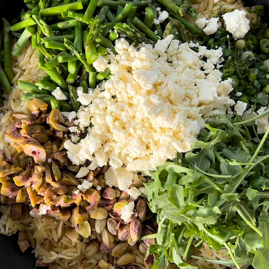 Spring Green Orzo Salad