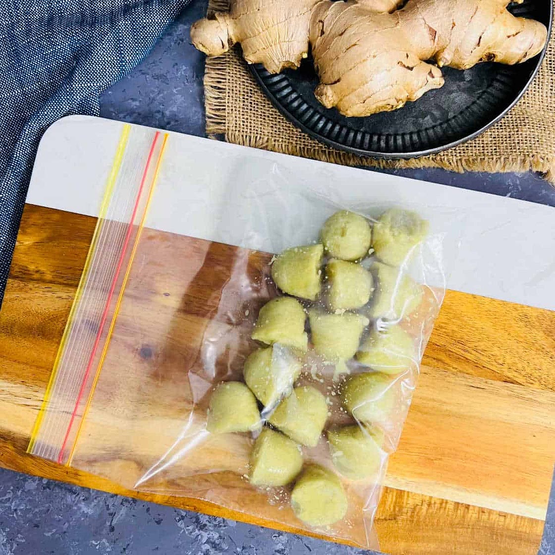 How to store ginger