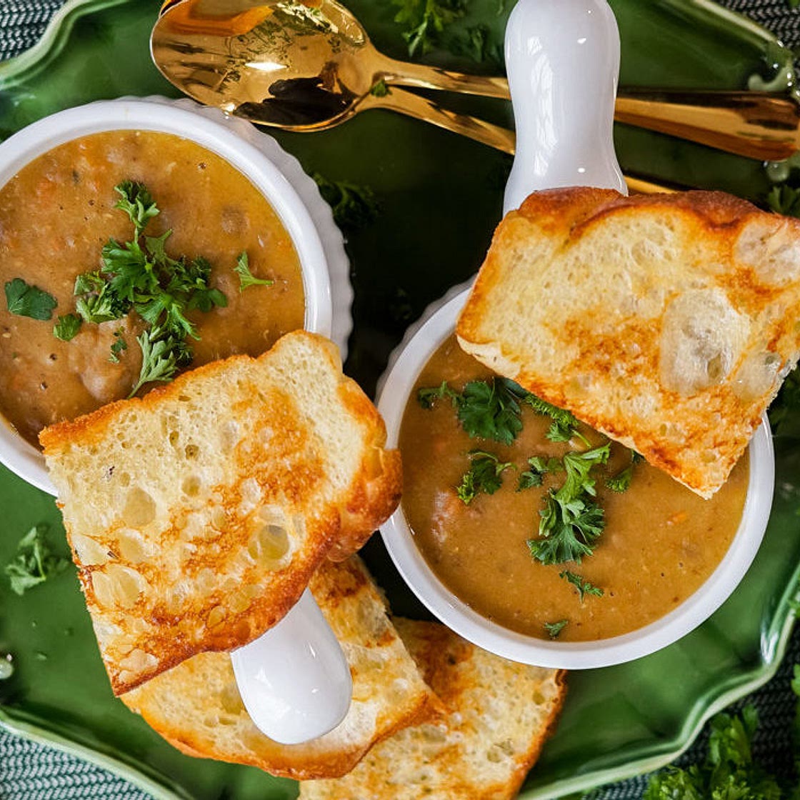 Vegan Red Lentil Soup (Fast + Easy)