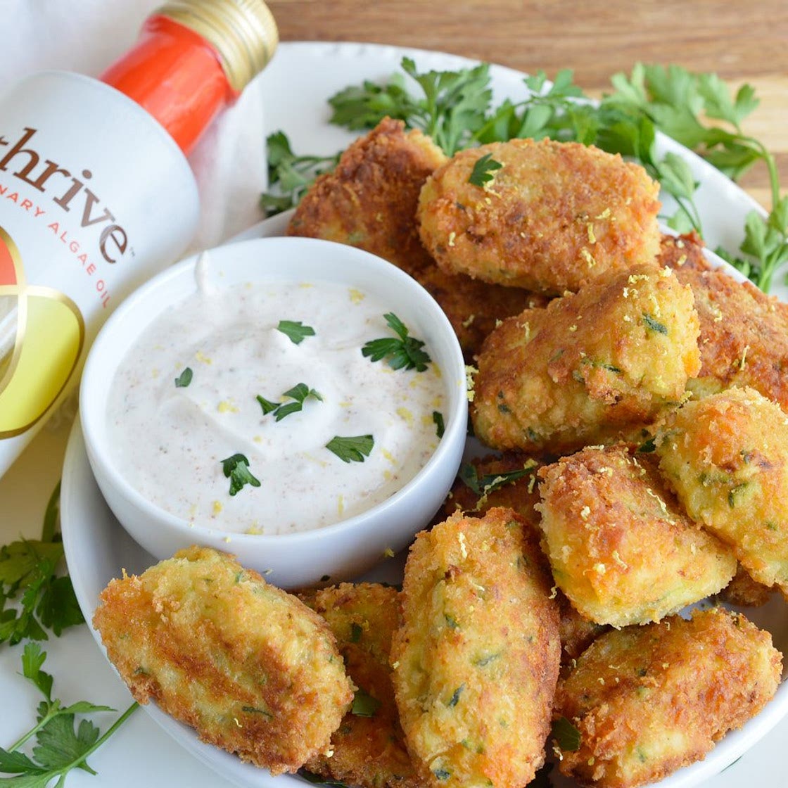 Cheesy Zucchini Tater Tots
