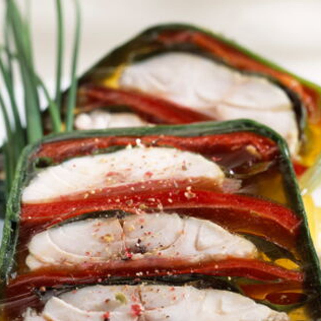 Terrine de rougets et poivrons