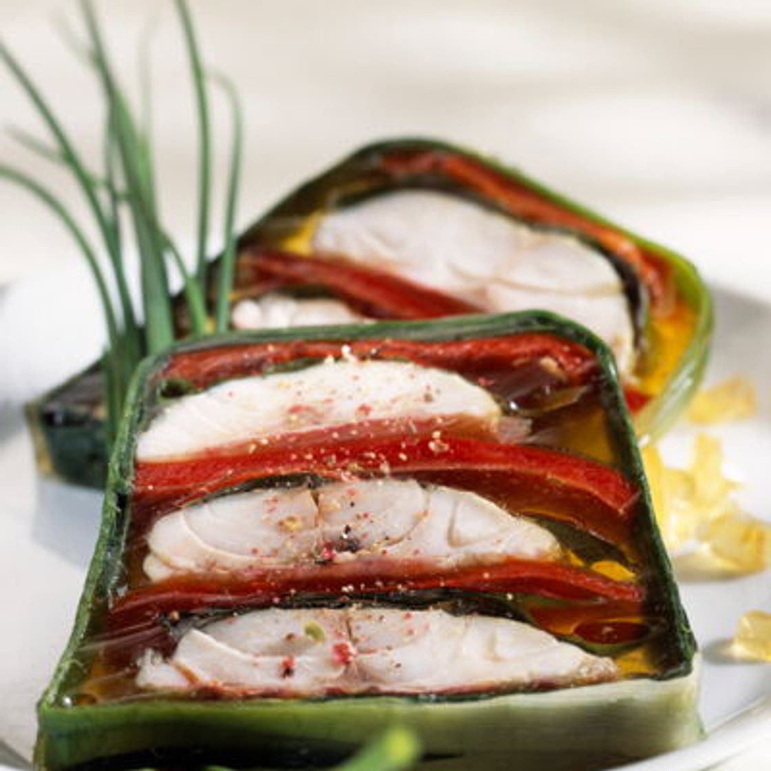 Terrine de rougets et poivrons