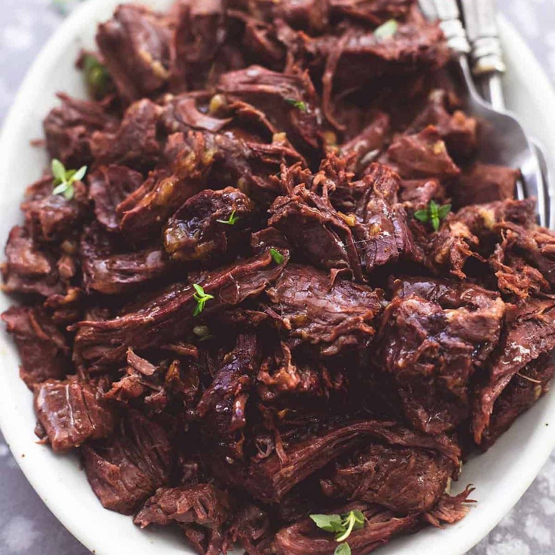 Instant Pot Pot Roast with Mashed Potatoes and Gravy