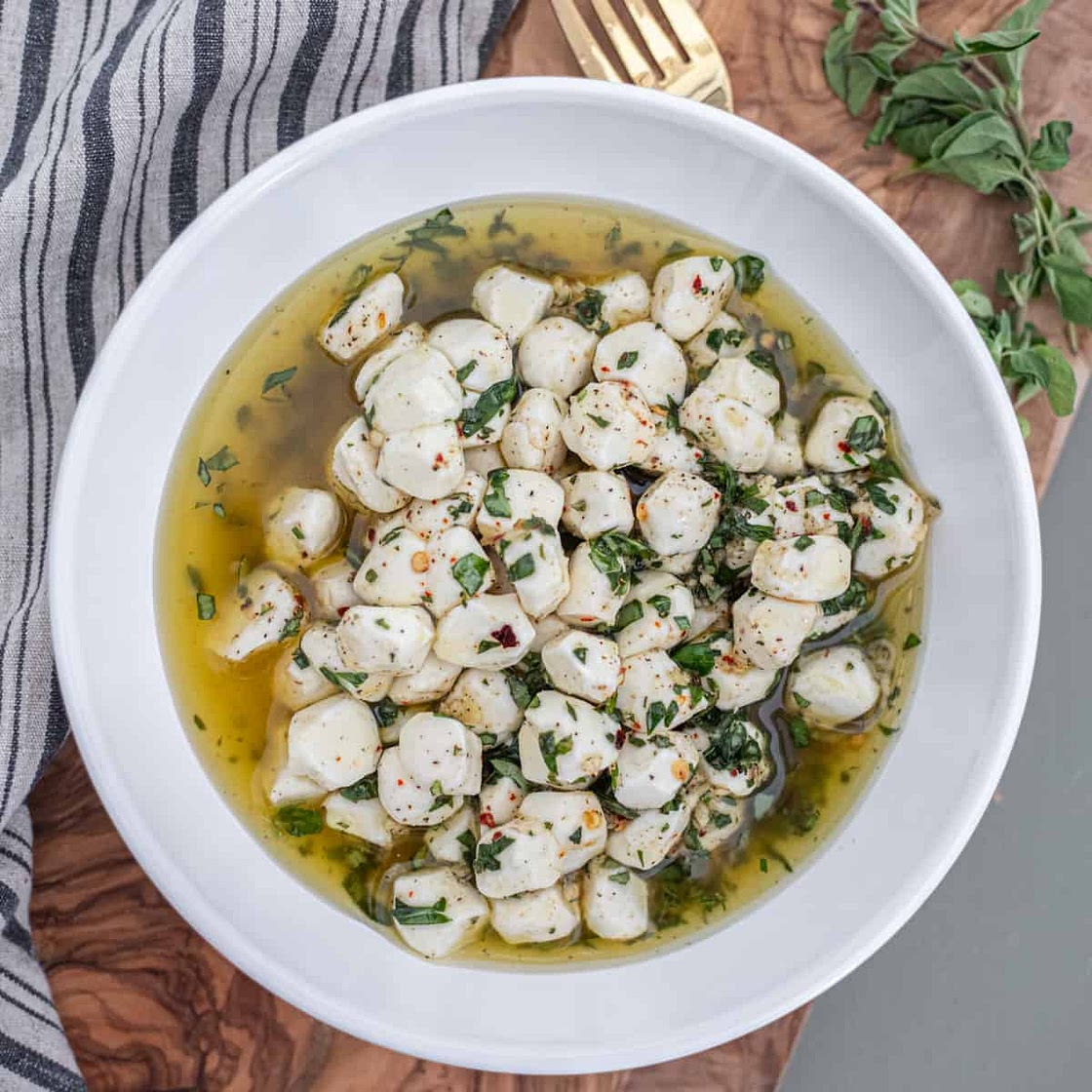 Marinated Mozzarella Balls