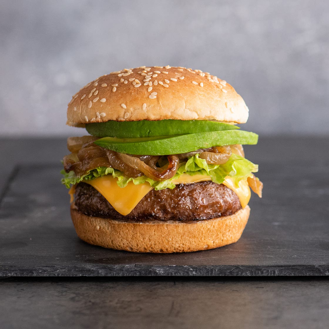 The Classic California Cheeseburger With Caramelized Onions