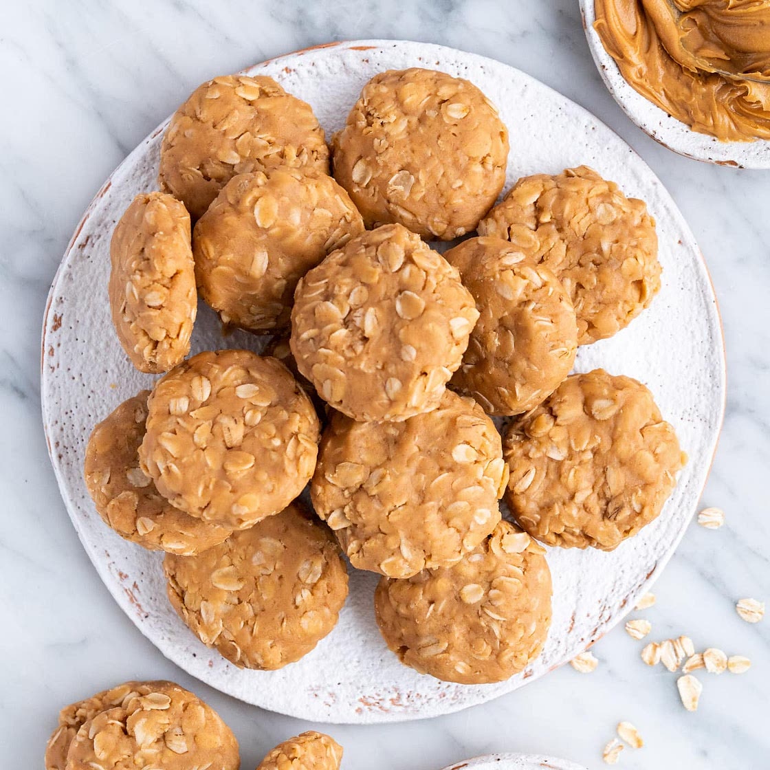 No Bake Peanut Butter Cookies