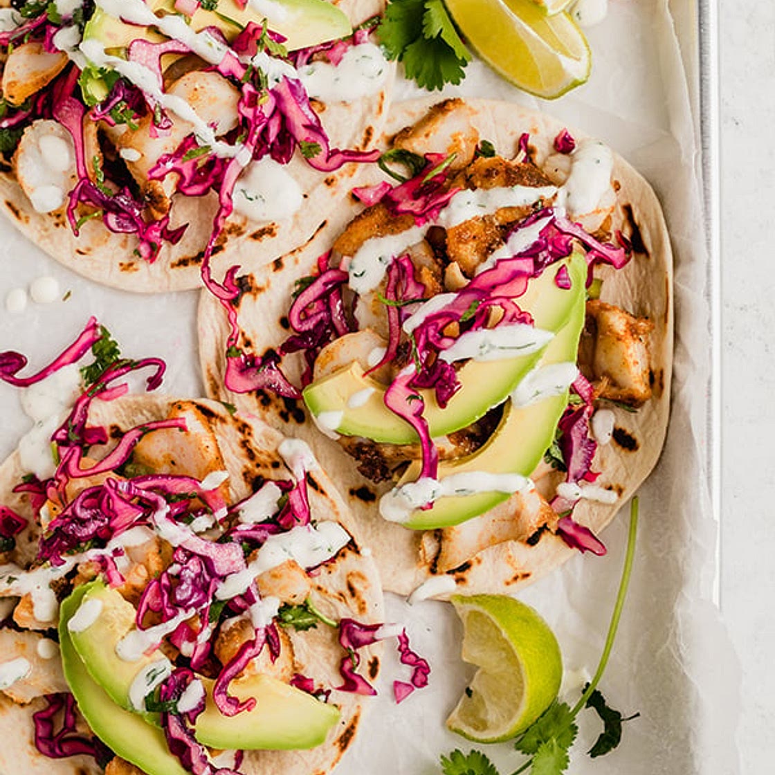 The Easiest Fish Tacos with Slaw (Gluten-free, Paleo, AIP)