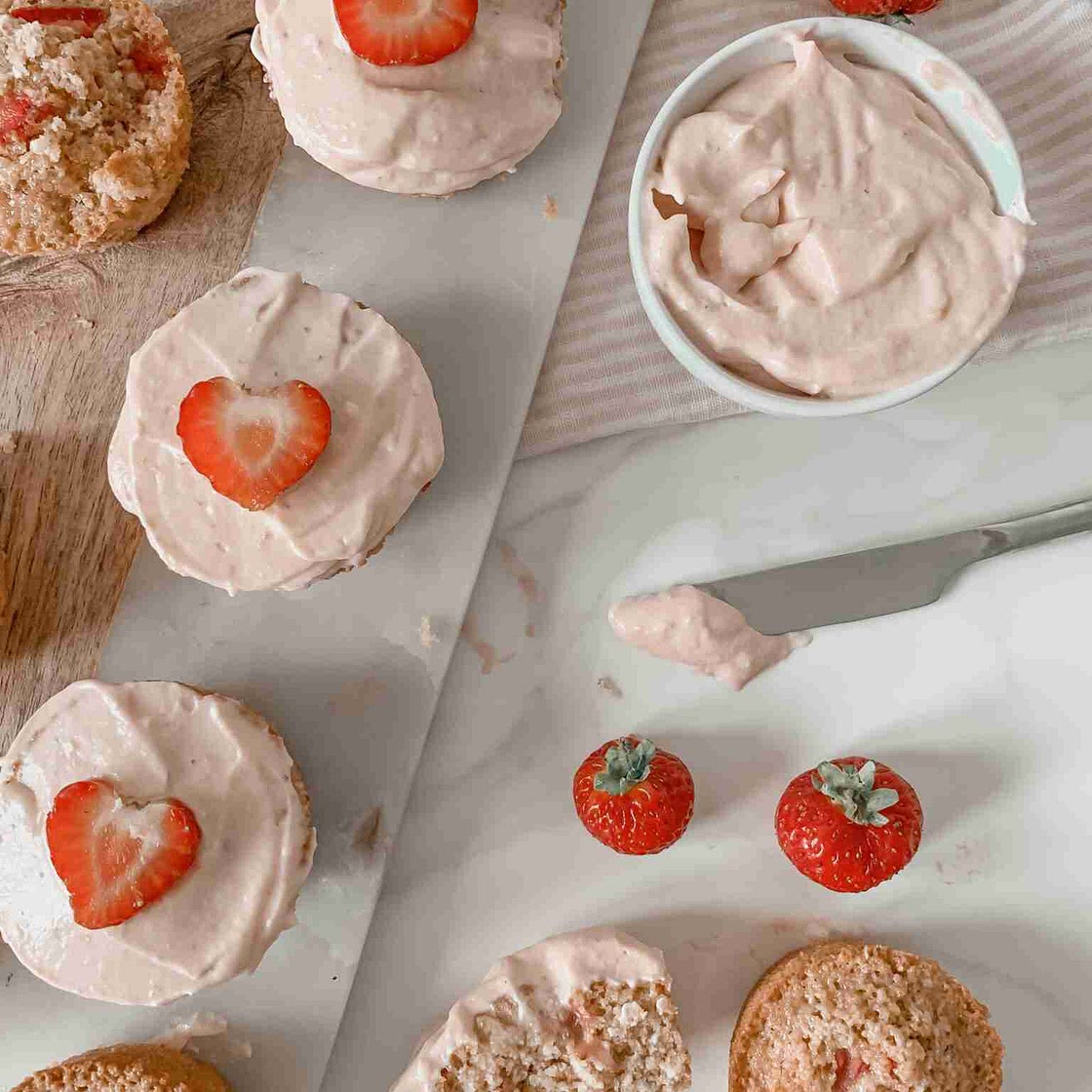 Strawberry Shortcake Muffins