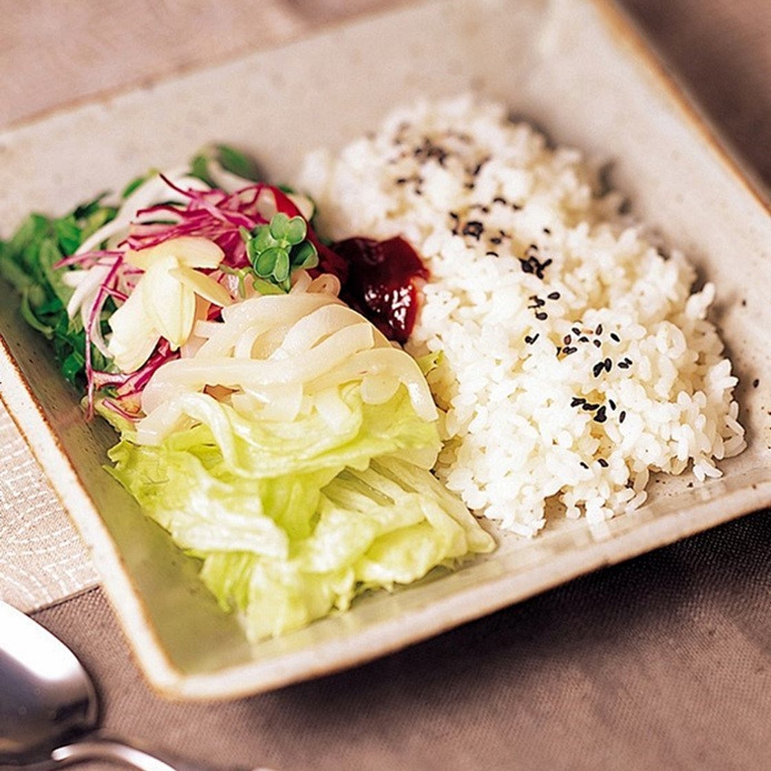 오징어 회덮밥 만드는 법