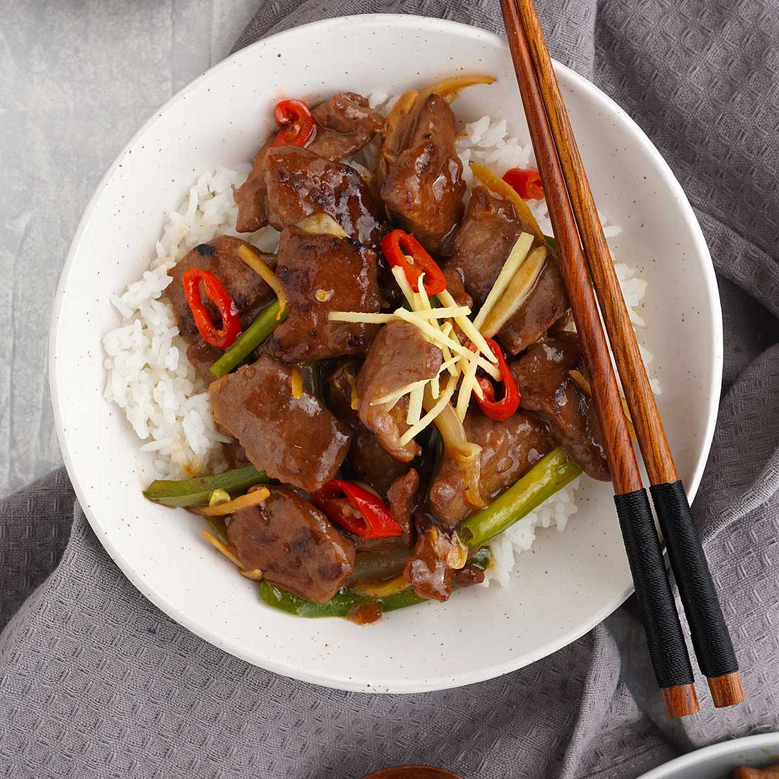 Ginger Beef Stir Fry