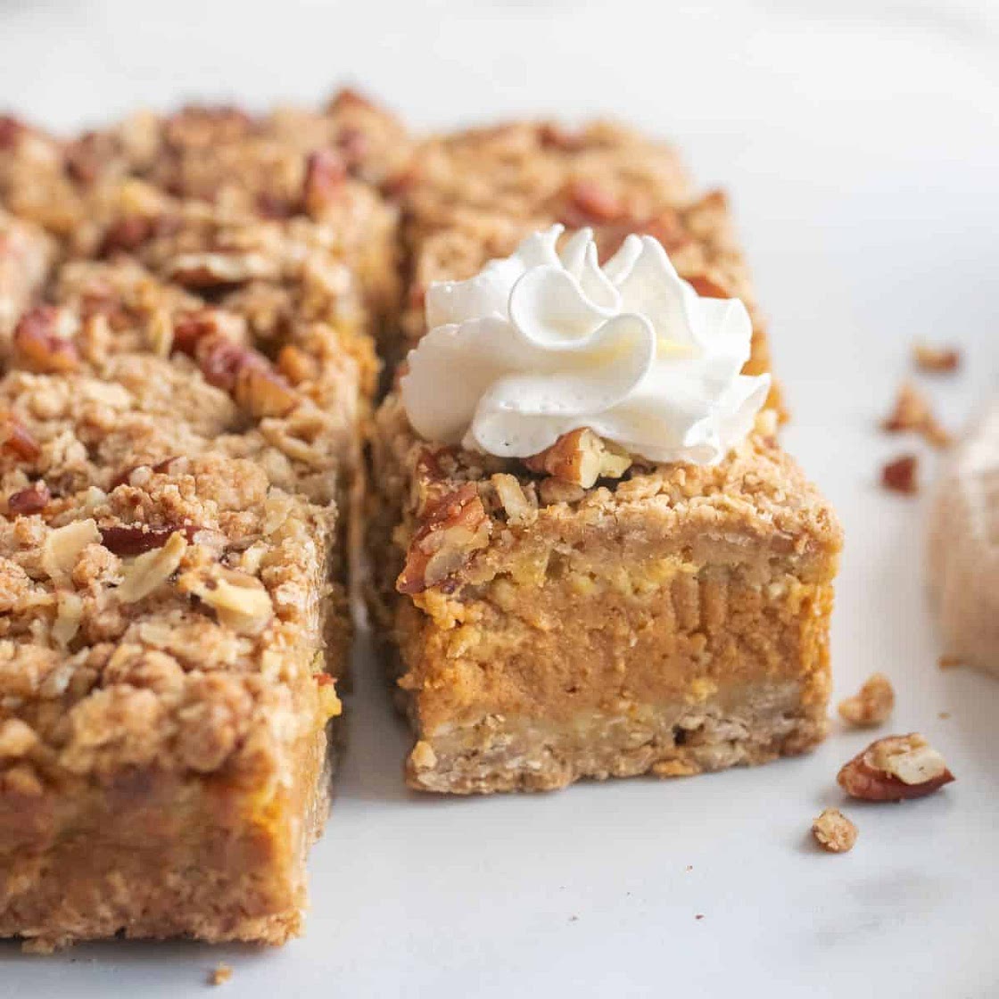 Pumpkin Pie Pecan Bars