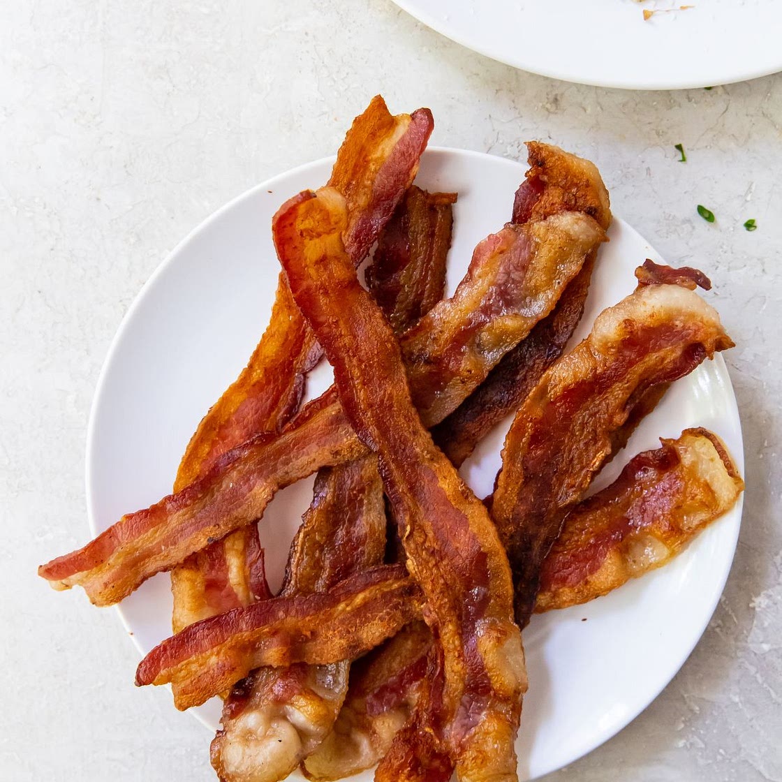 Bacon on blackstone griddle