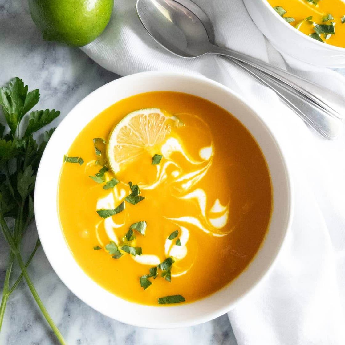 Creamy Coconut Carrot Soup