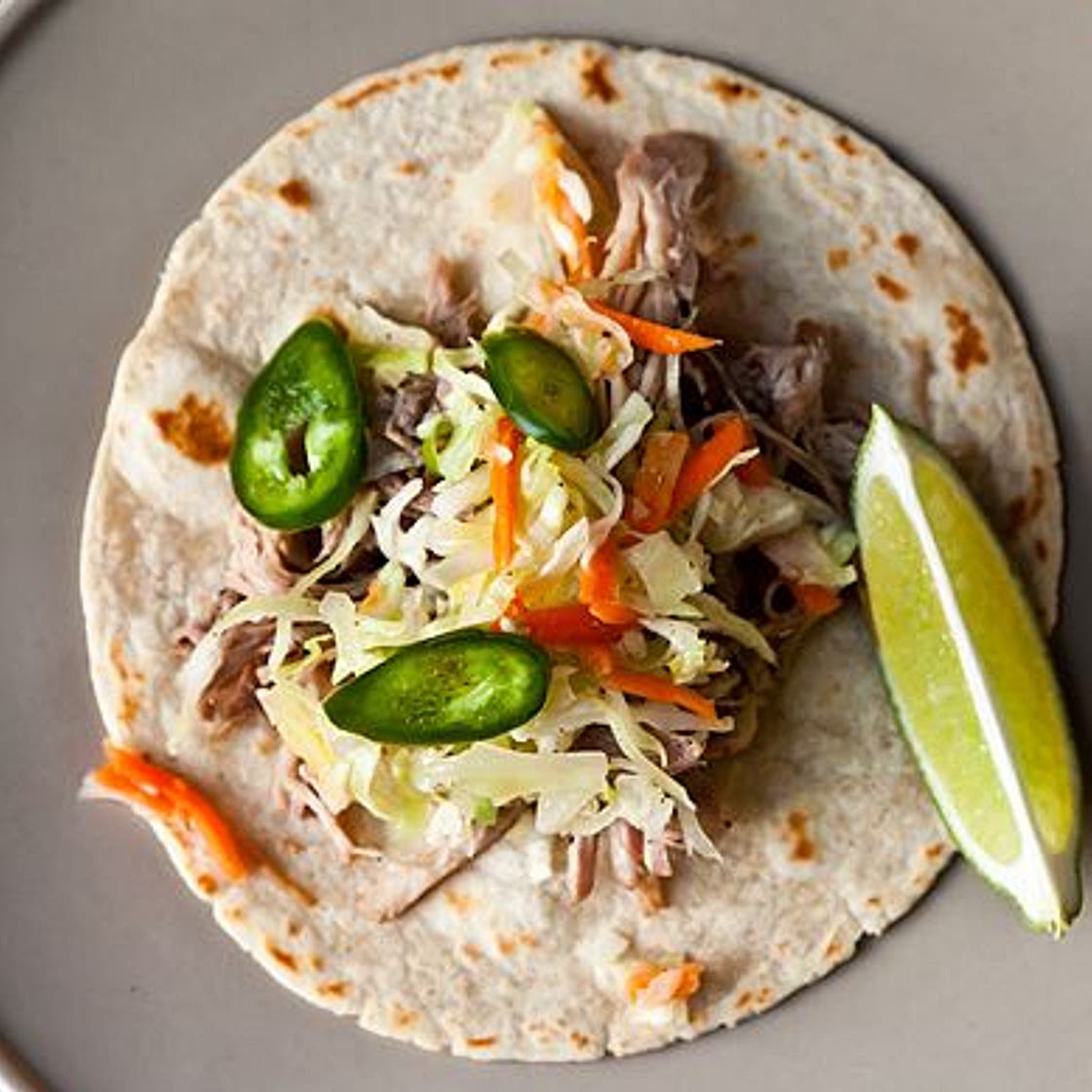Slow-Cooker Citrus Pulled Pork Tacos