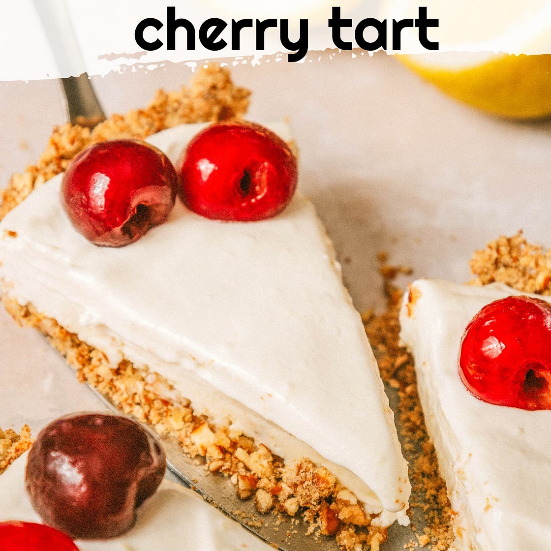 Mascarpone Cherry Tart