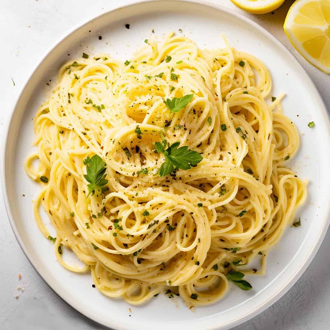 Lemon Garlic Pasta