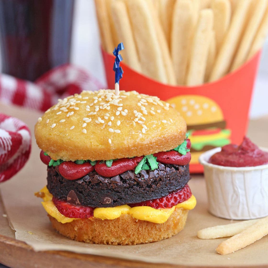 Hamburger Cupcakes