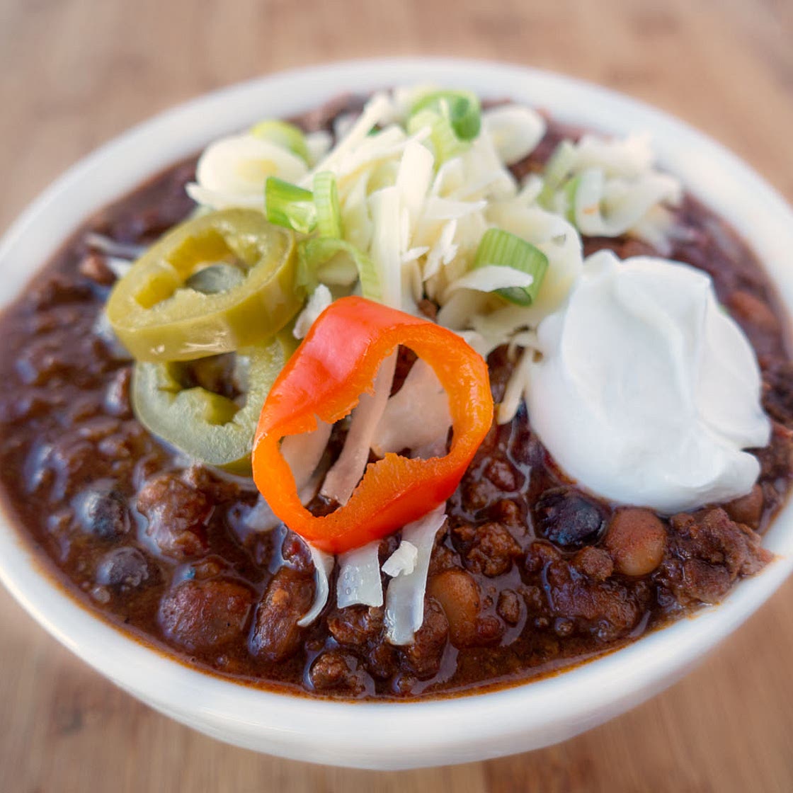 Four Bean Beef and Beer Chili