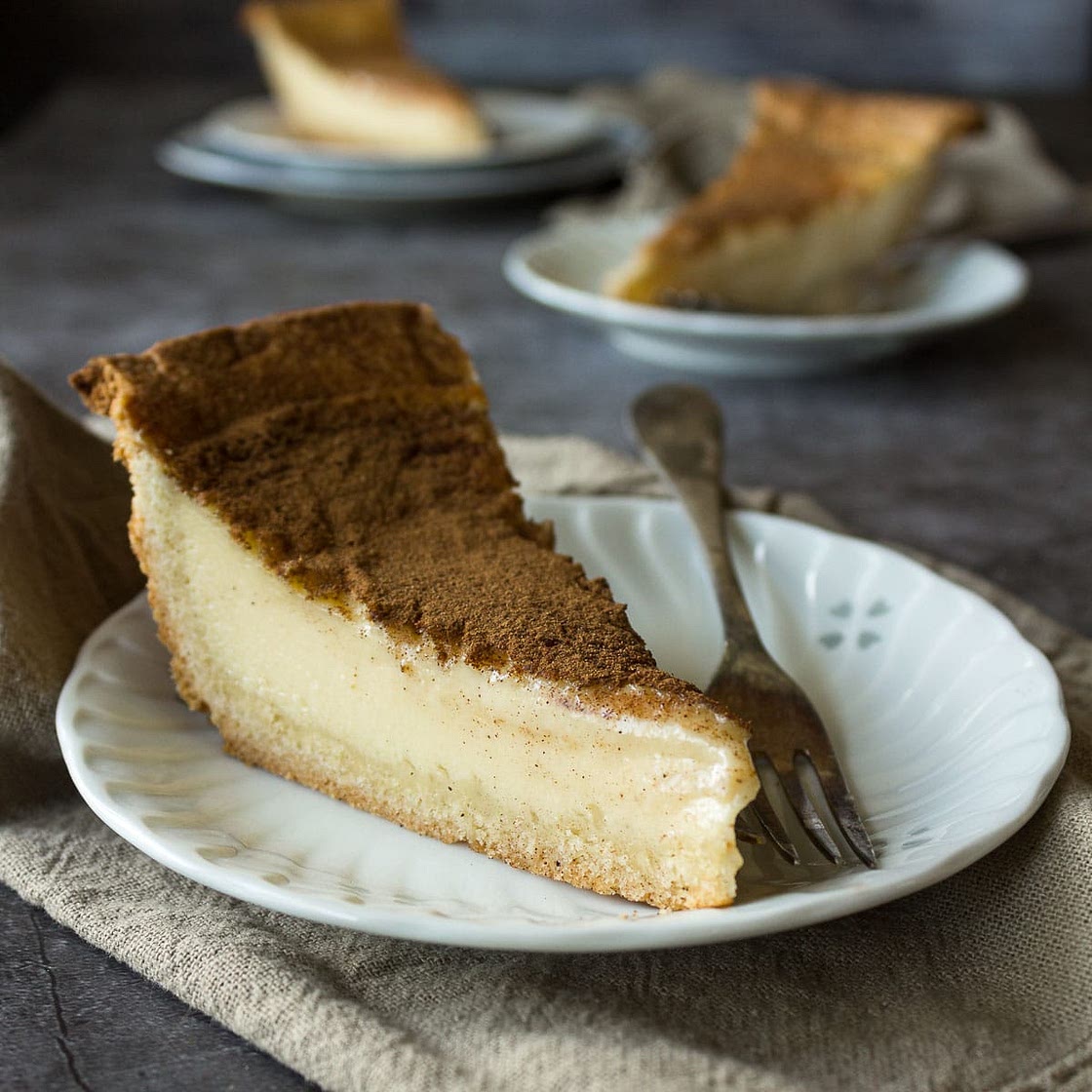 Traditional South African Milk Tart (Melktert)