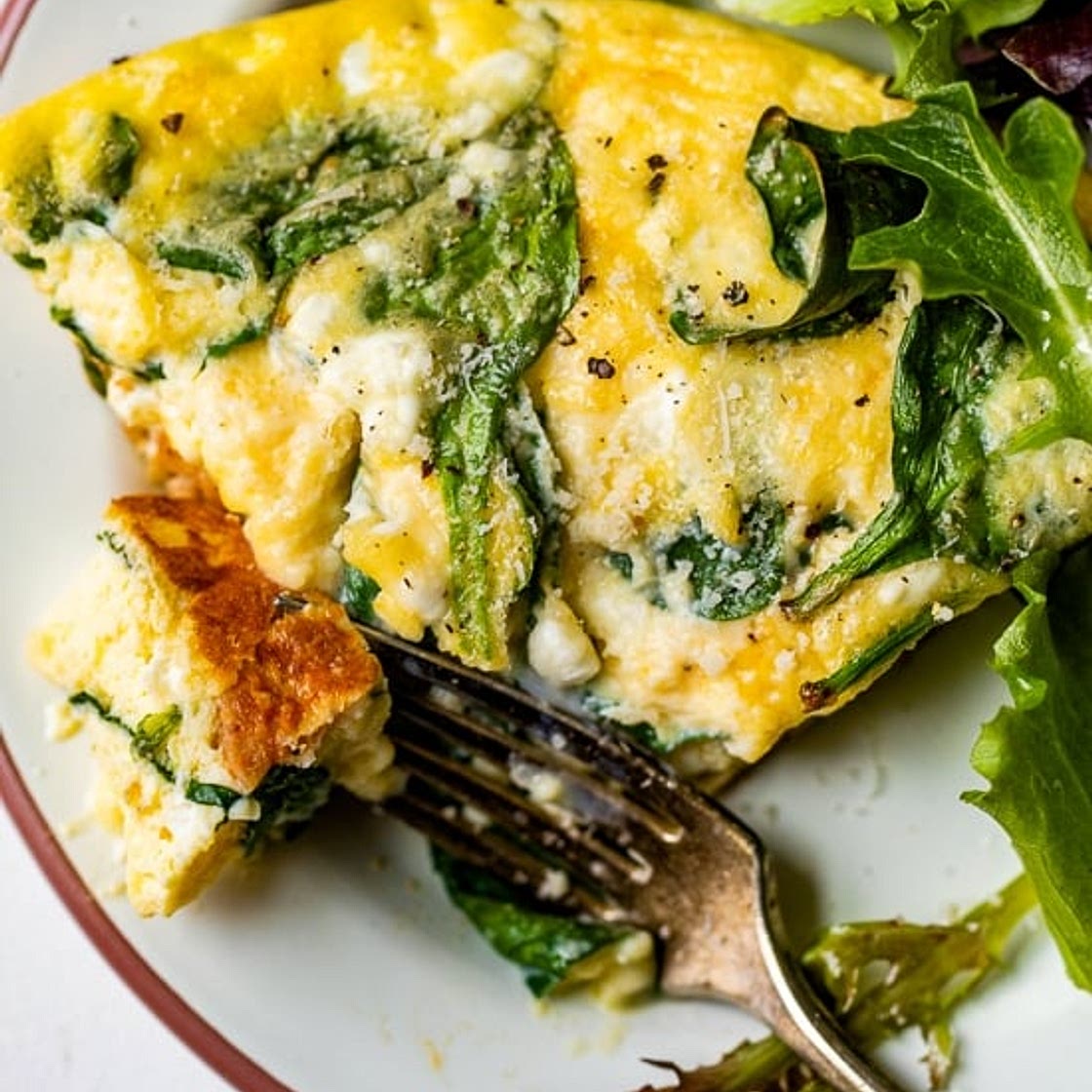 Cottage Cheese Egg Bake (Frittata)