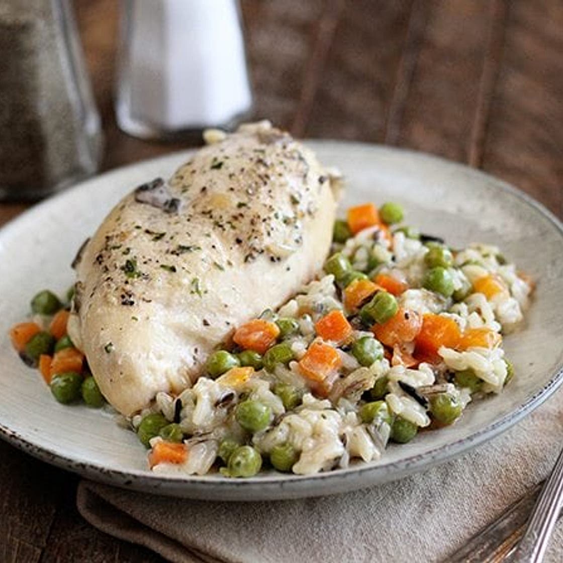 Chicken and Wild Rice Bake