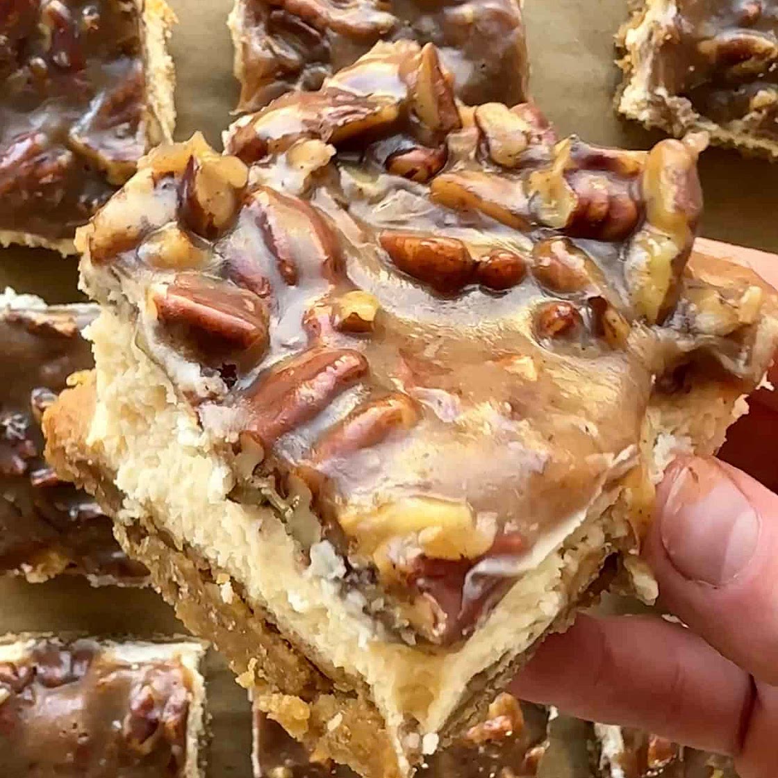 Pecan Pie Cheesecake Bars- Easy-to-Make Dessert Bars