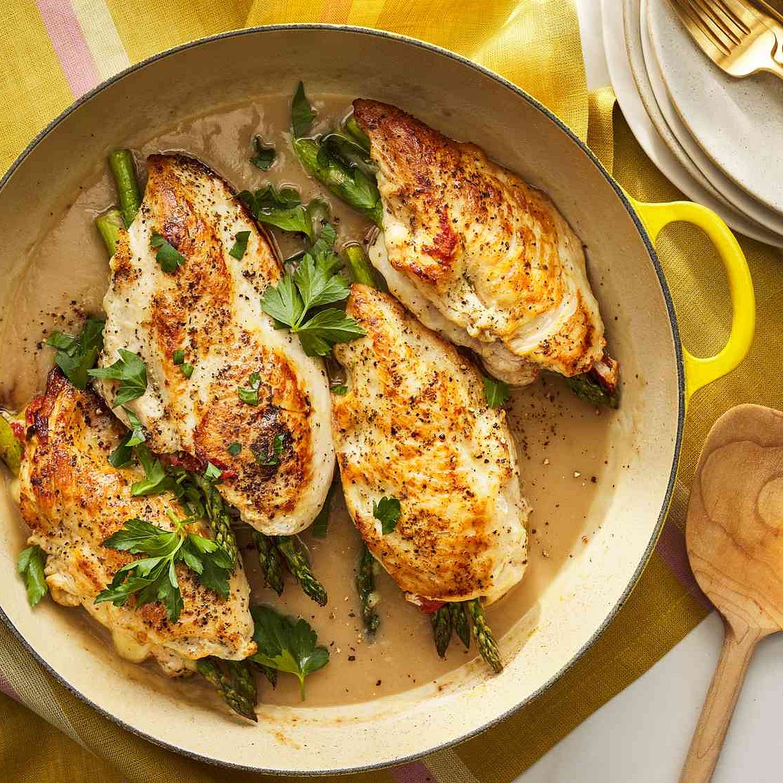 Asparagus-Stuffed Chicken