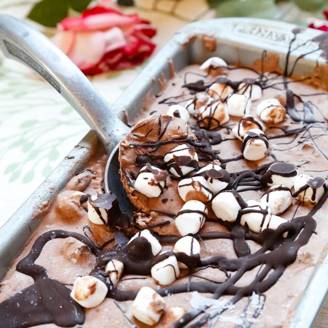 Chocolate Marshmallow Ice Cream