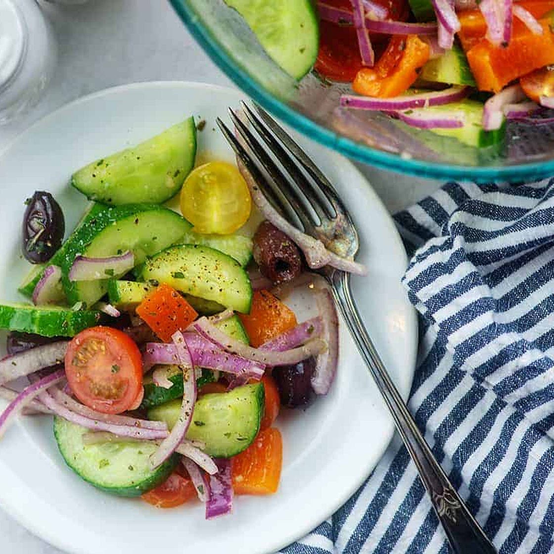 Greek Cucumber Salad