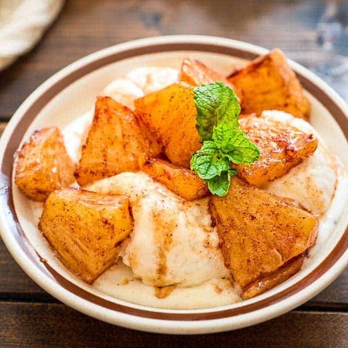 CINNAMON FRIED PINEAPPLE