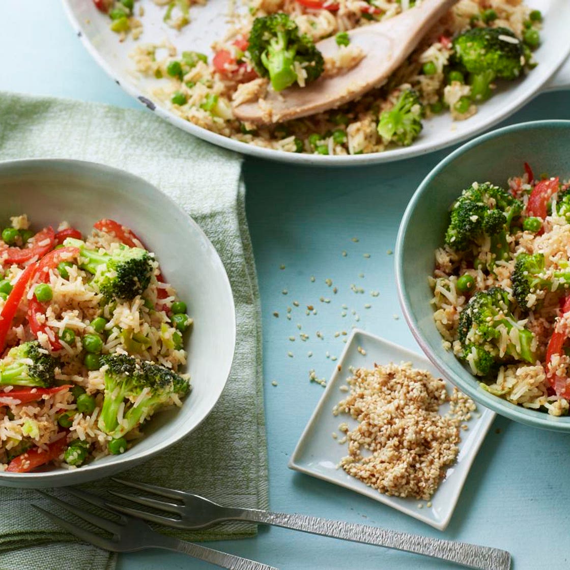 Vegetable egg-fried rice