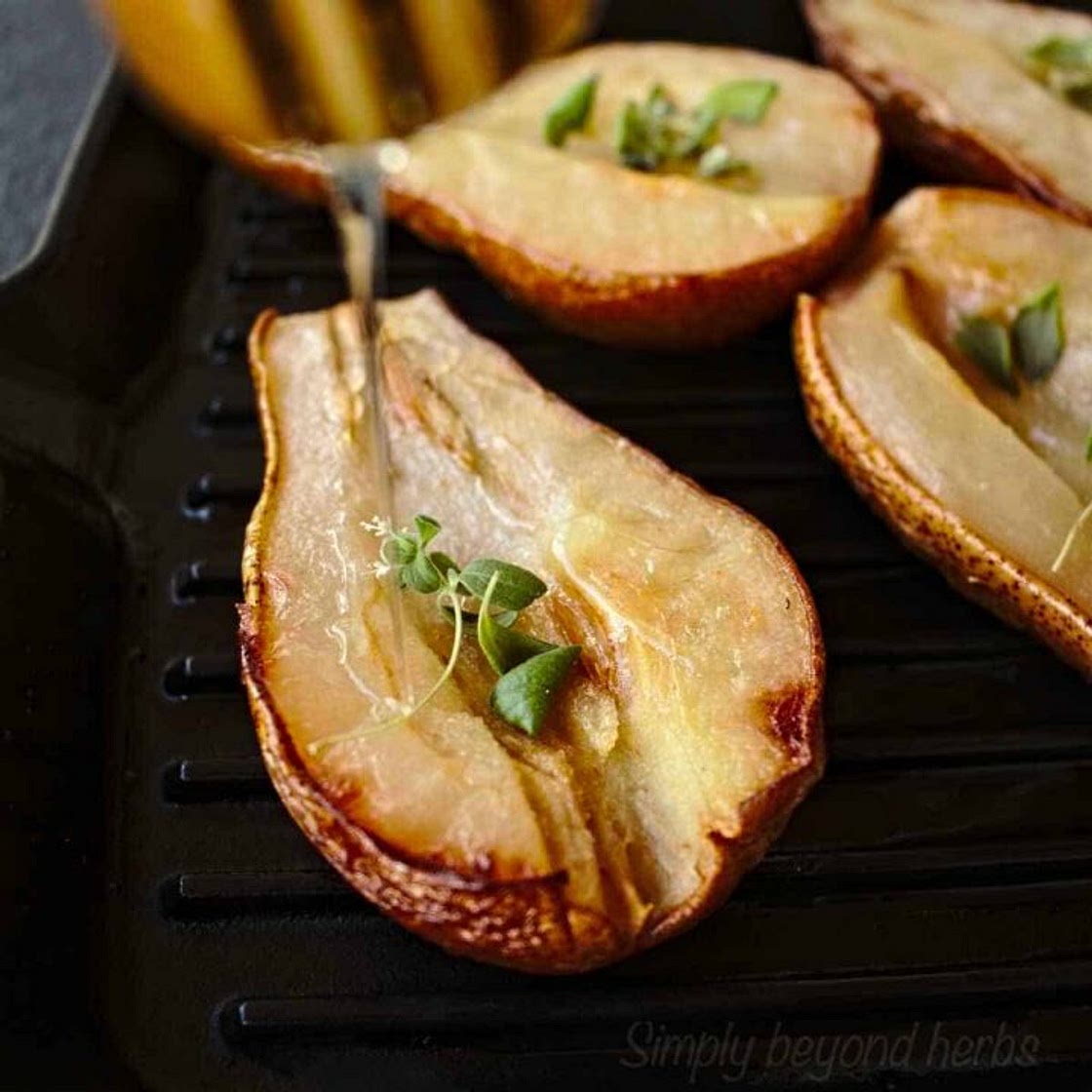 Easy Grilled pears recipe
