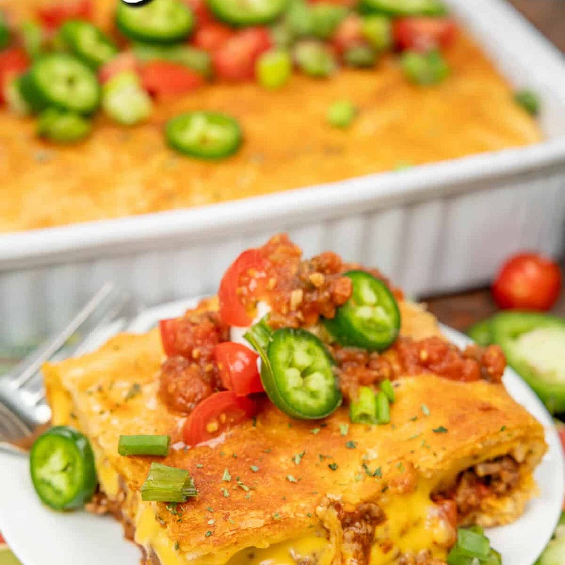 Crescent Taco Bake