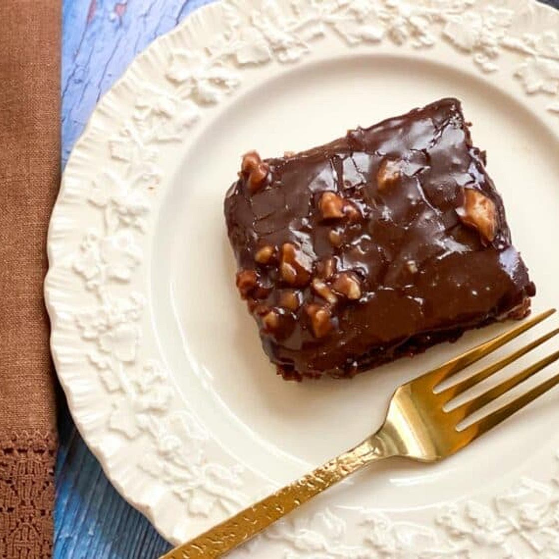 Low FODMAP Texas Sheet Cake