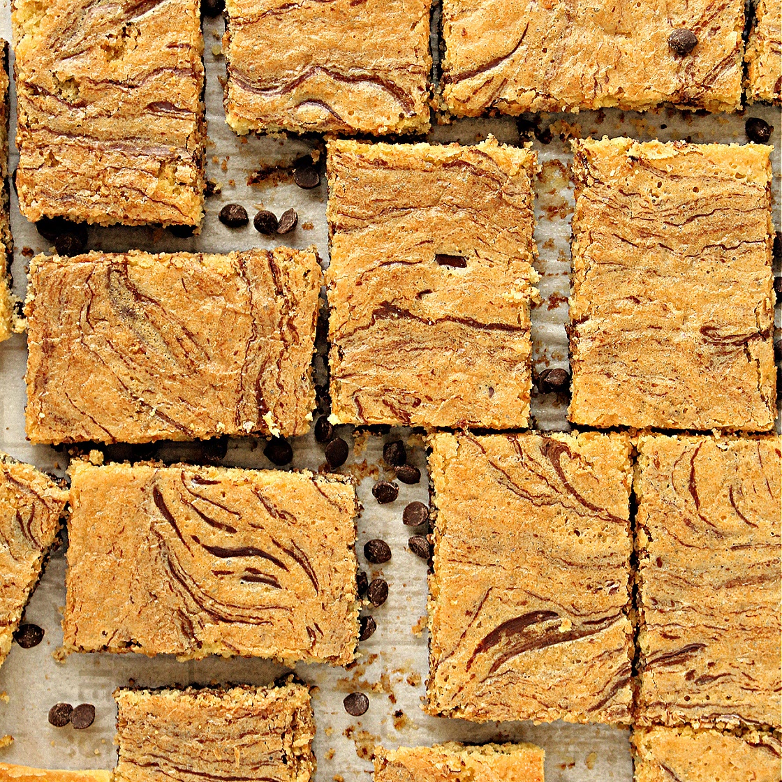 Almond Flour Cookie Bars