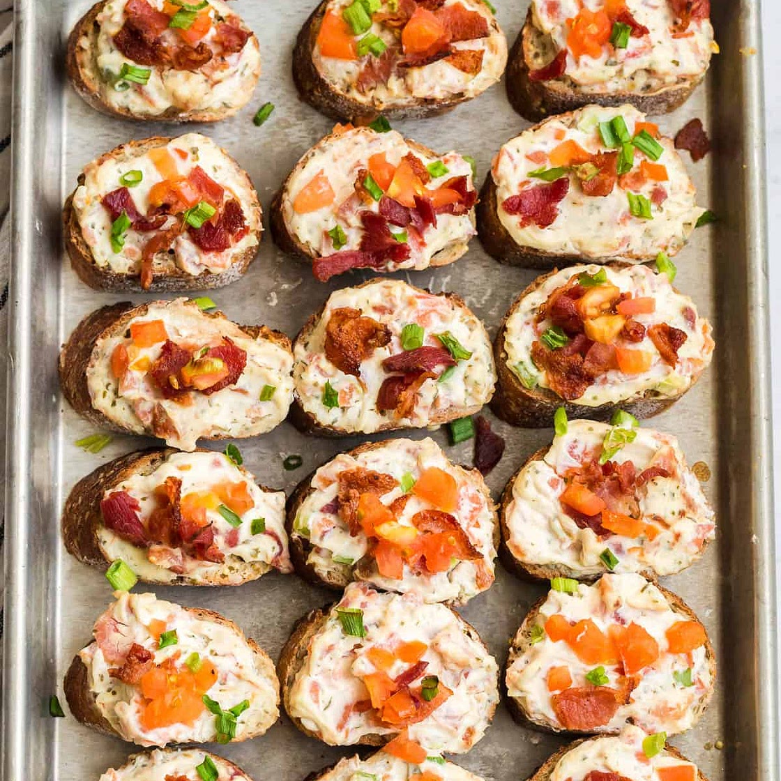 Cream Cheese Bruschetta Bread
