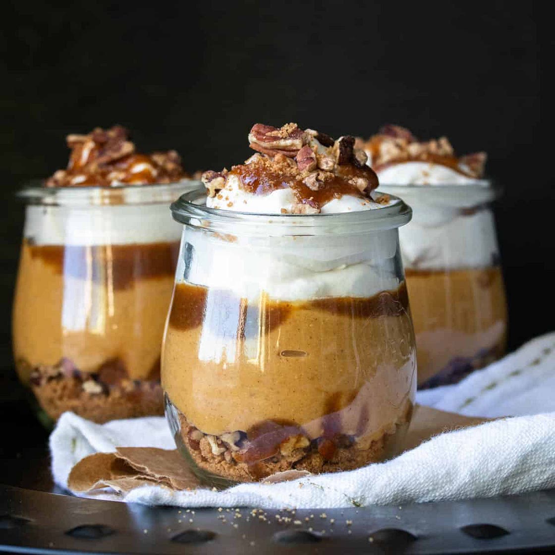 Amazing Layered Vegan Pumpkin Dessert