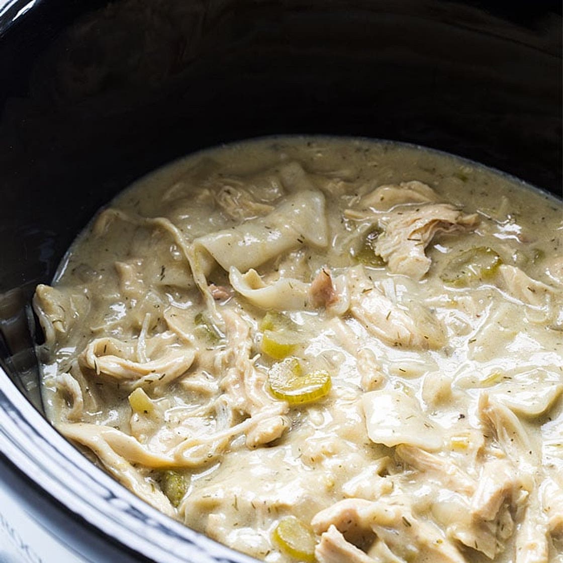 Slow Cooker Chicken and Pastry