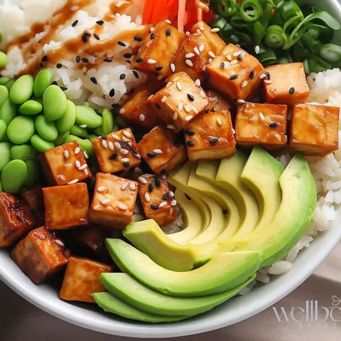 Crispy Tofu Poke Bowl
