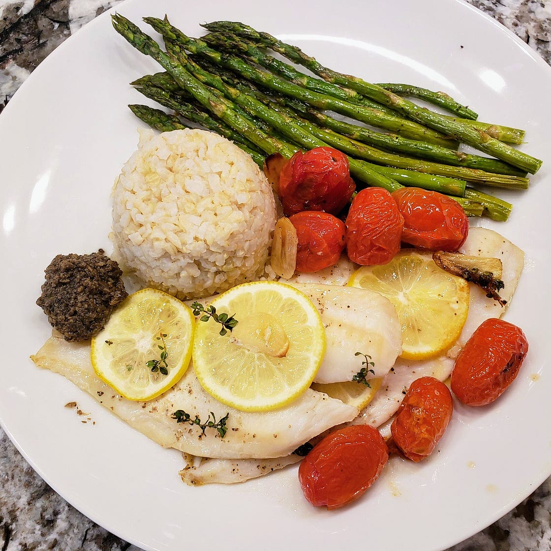 Easy baked flounder