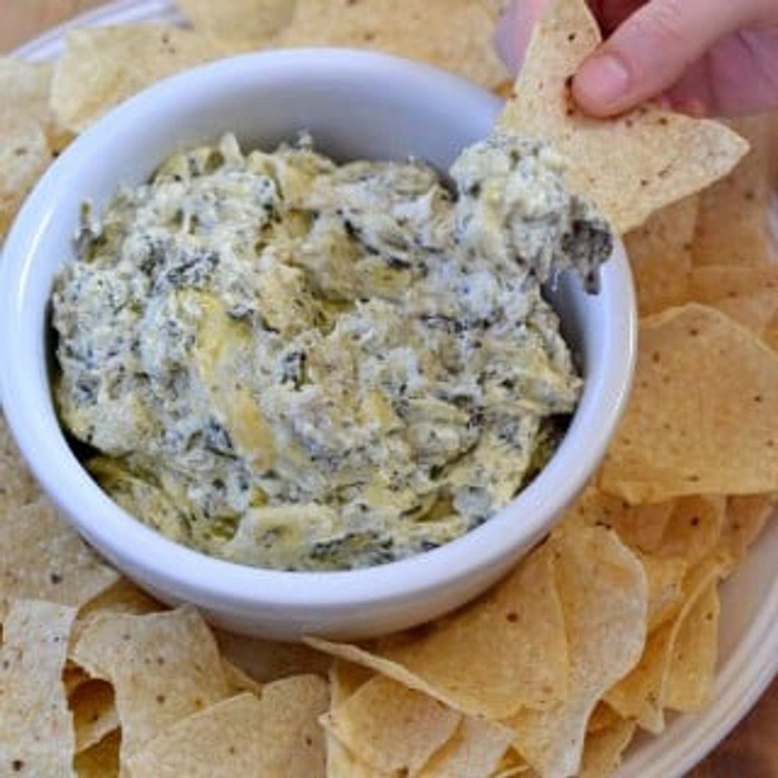 Crock Pot Hot Artichoke Spinach Dip