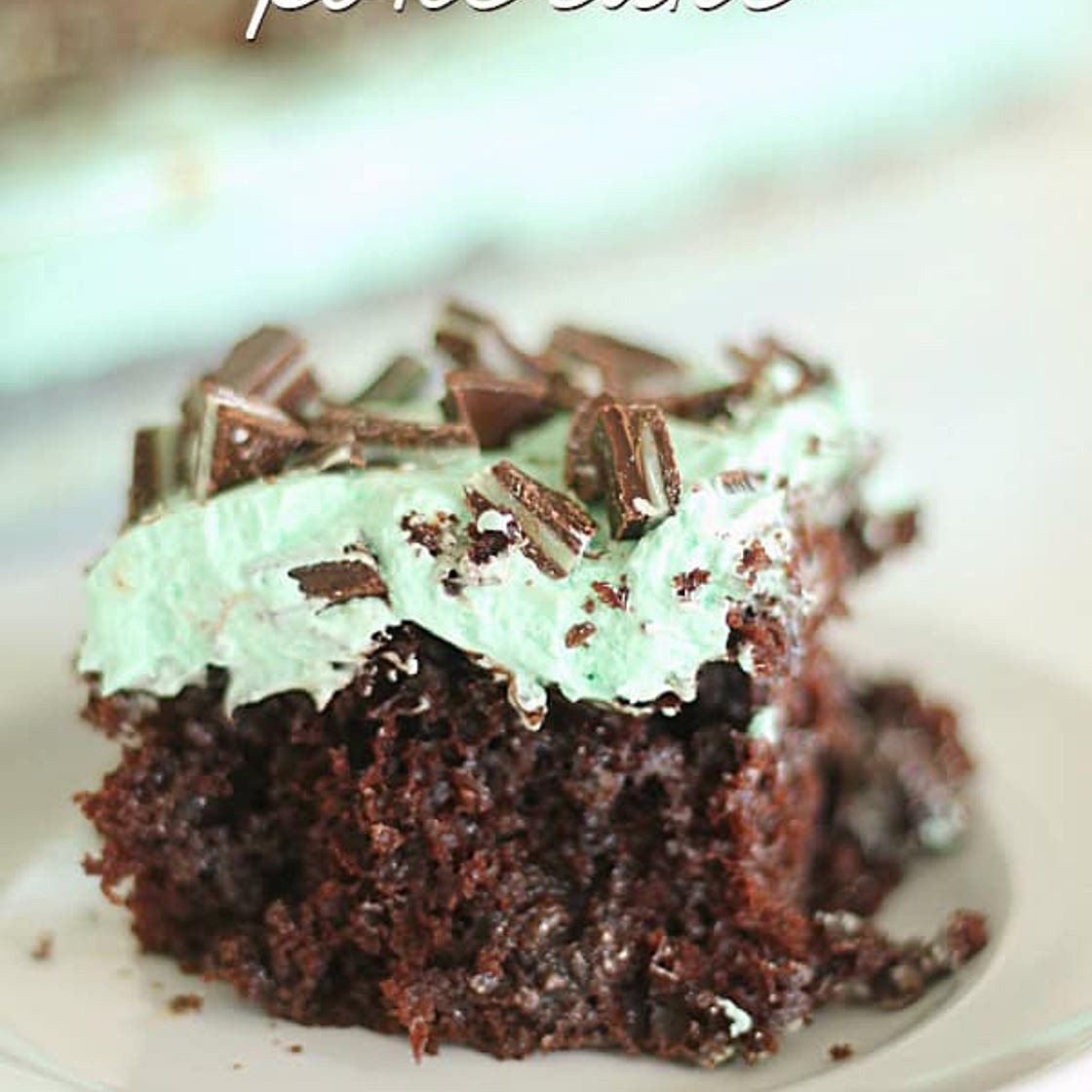 Thin Mint Poke Cake Recipe