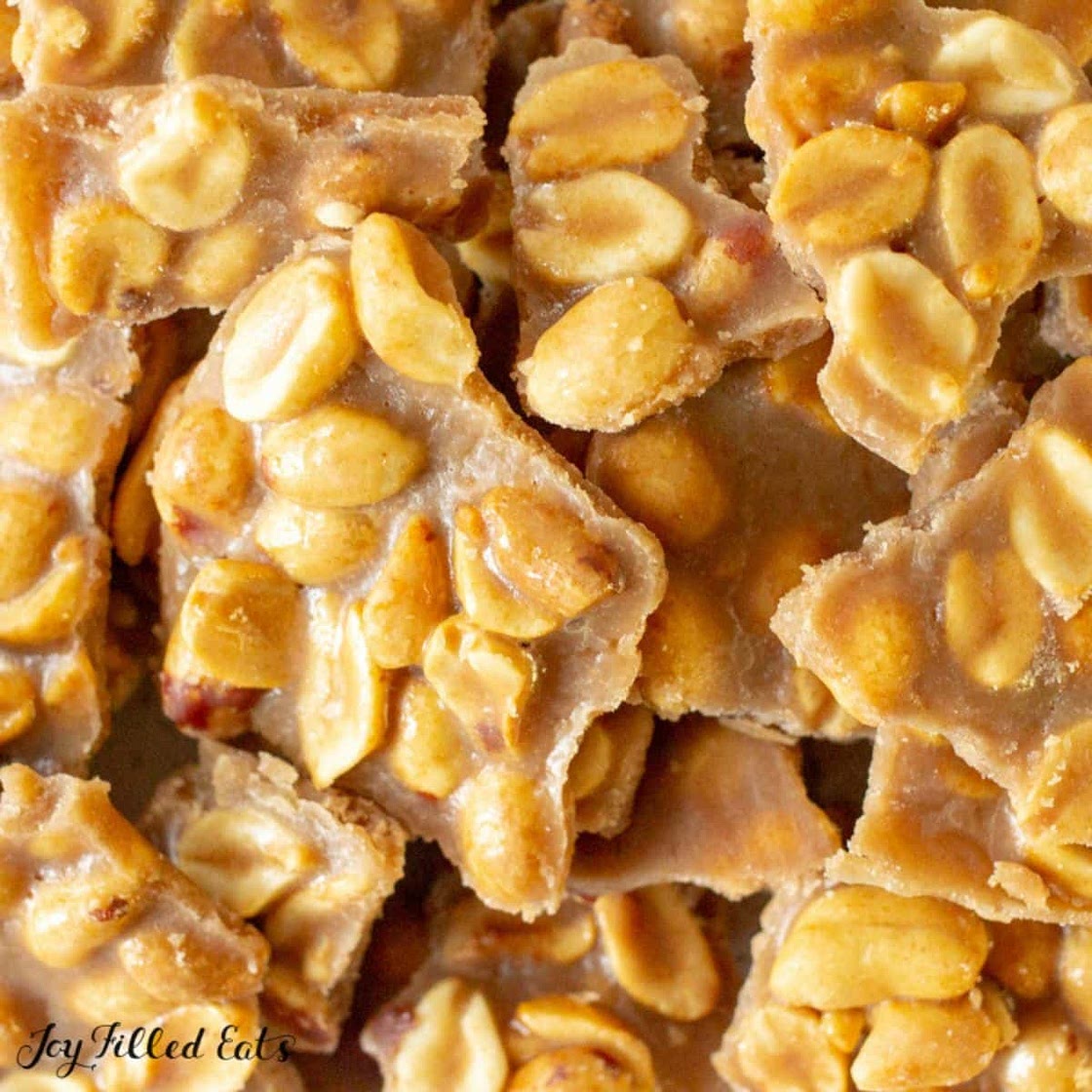 Keto Peanut Brittle