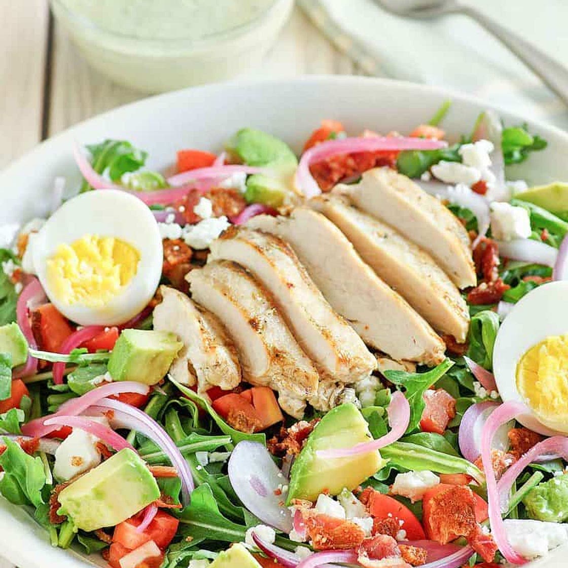 Panera Green Goddess Cobb Salad - Easy Copycat Recipe