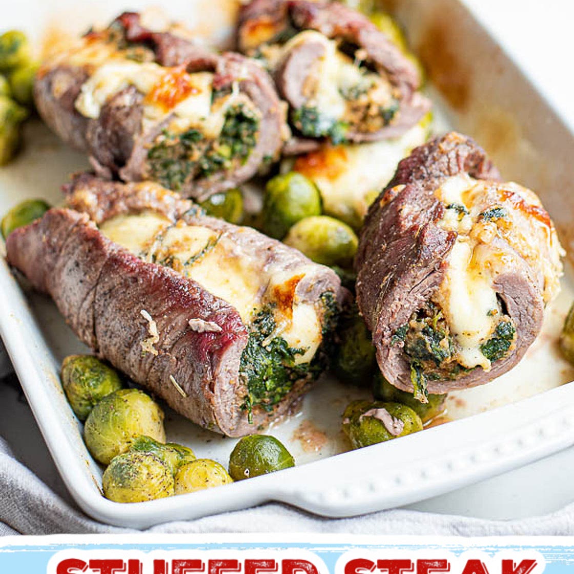 OVEN BAKED STUFFED FLANK STEAK