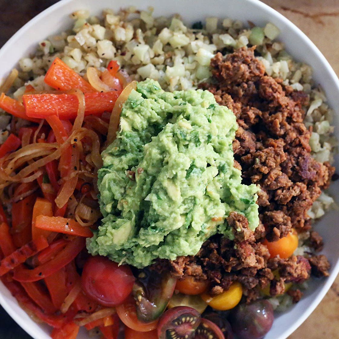 Simple Whole30 Beef Burrito Bowls