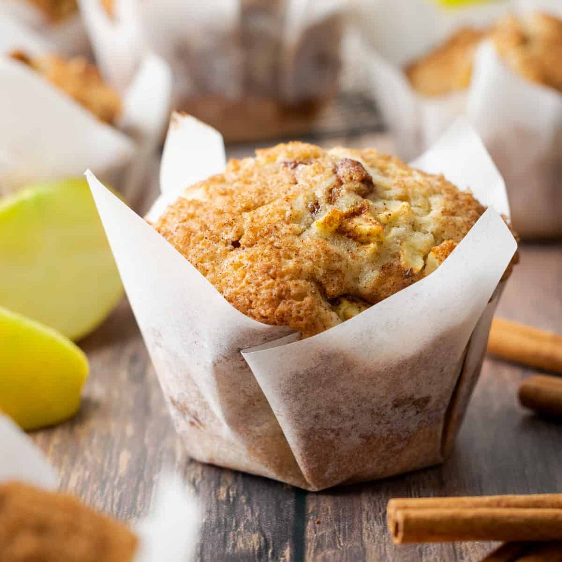 Easy Gluten Free Apple Muffins