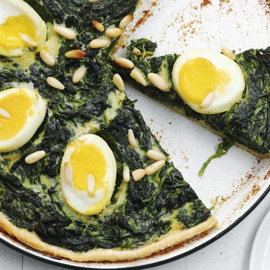 Eier-Spinat-Kuchen
